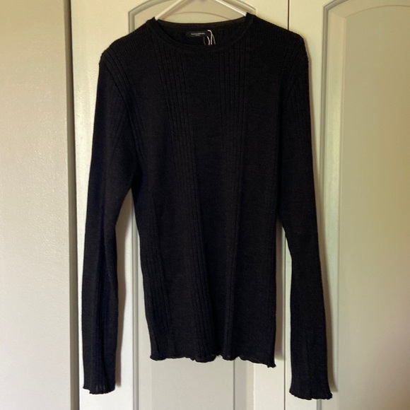 Gazzarrini Other - SALE Gazzarrini Uomo Men’s Ribbed Sweater Made in Italy Size Medium black
